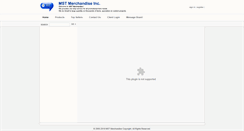 Desktop Screenshot of mstmerchandise.com